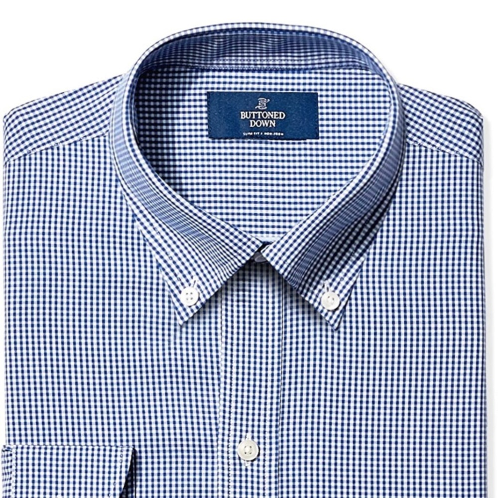 Mens Slim Fit Shirt 👔 # Long Sleeve#Non Iron#Button Down Collar# NWT#